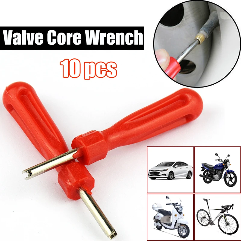 Slotted Handle Tire Valve Stem Core Remover Screwdriver Removal Tool Car Bike Bicycle Motorcycle Tire Repair Tool Car Accessory