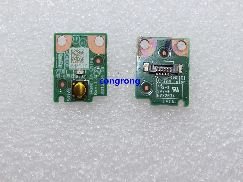 Power Switch Subcard Board For Lenovo ThinkPad X230S X240 X240S X250 series, FRU 04X0757