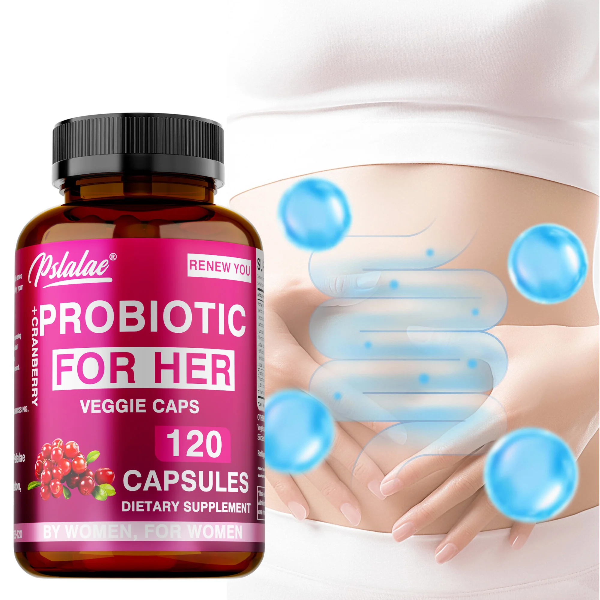 البروبيوتيك للنساء - يعزز الهضم والامتصاص، ودعم المسالك البولية وصحة الأمعاء، والتمثيل الغذائي، وتحسين المناعة #1