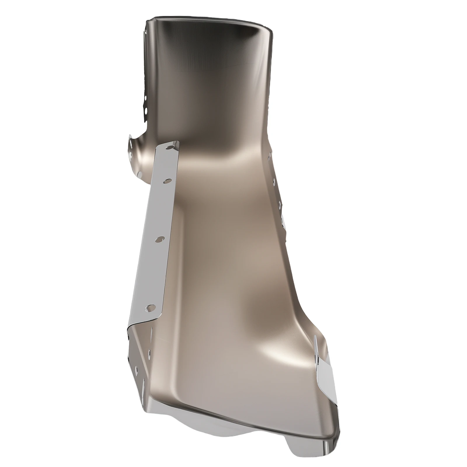 

Задняя хромированная накладка бампера для водителя (левая) без отверстий для датчиков для Ford F250 F350 17-22