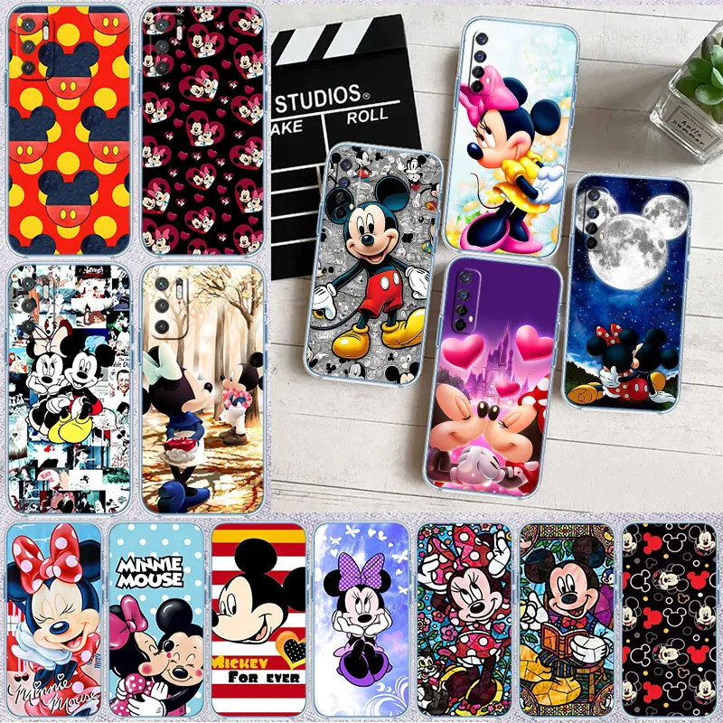 ED28 Mickey Minnie Mouse Phone Case for Motorola Moto Edge Plus G200 G23 E13 E15 E20 E30 G62 G71 G72 G75 G24 G15 Power view 3