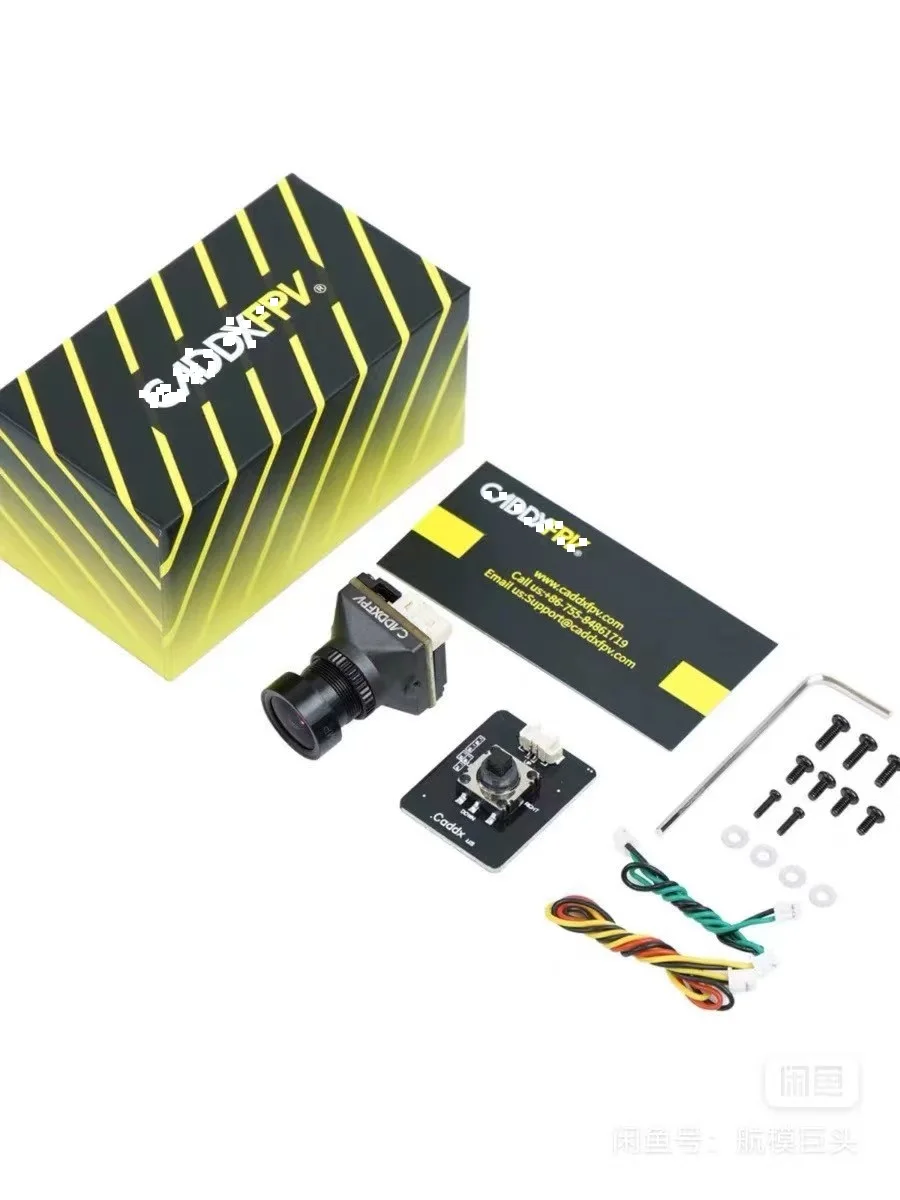 CADDX Ratel Pro 1500TVL 9.5g Ultra Leve FOVD NTSC/PAL CMOS FPV Starlight Câmera de Visão Noturna para FPV RC Drone