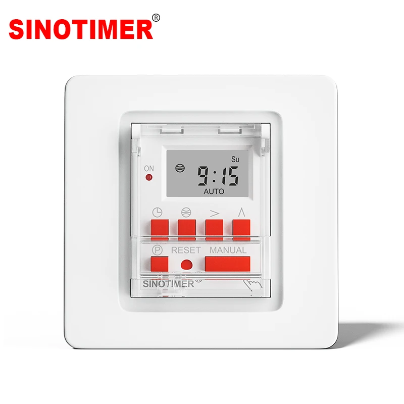 TM915T 85-265VAC Astronomical Timer Switch 30A for Automatic Calculation of Sunrise and Sunset in Latitude and Longitude