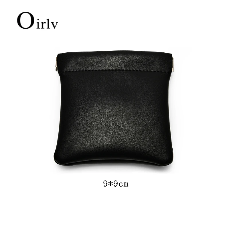 Oirlv 5 teile/los Automatische Abdichtung Schmuck Organizer Bag Kosmetik Lagerung Tasche Mode Mehrere Farben PU Leder Anpassen Logo