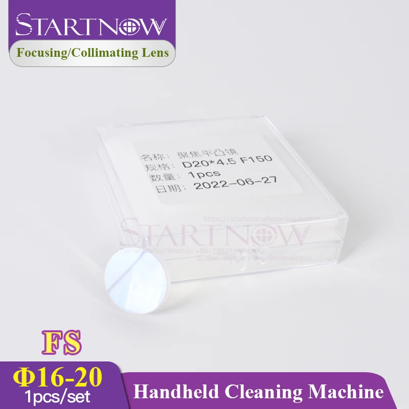 Startnow Hands chweiß reinigungs fokus kollimation linse d16 d20 f150 ct 4,5 Lasers chweiß kopf linsen für Faser schneide teile