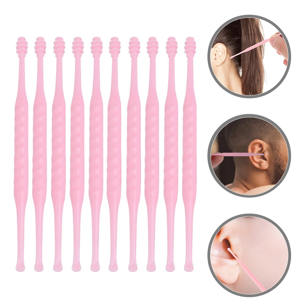 

10Pcs Plastic Spiral Earwax Cleaner Ear Pick Curette Tool Safe Comfortable Earwax Removal for Babies