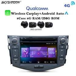 12G+256G Carplay Auto Android 13.0 4G LTE IPS Car DVD Player GPS map WIFI Bluetooth RDS Radio For Toyota RAV4 RAV 4 2006-2012