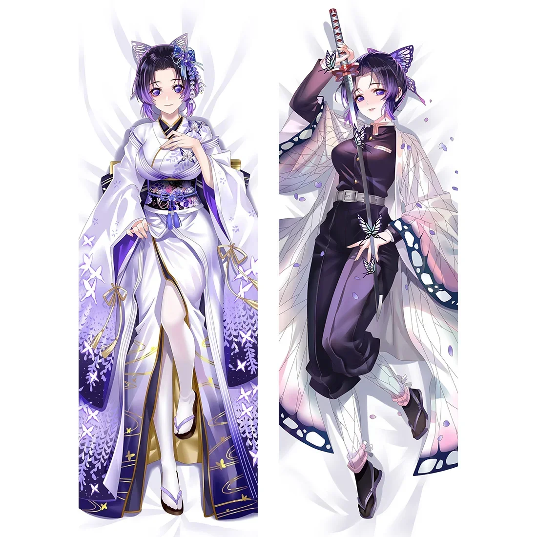 Kamado Nezuko 50x160 Pillow Case Anime Cosplay Dakimakura Waifu Hugging Body Decorative Manga Demon Slayer Pillowcase Cover