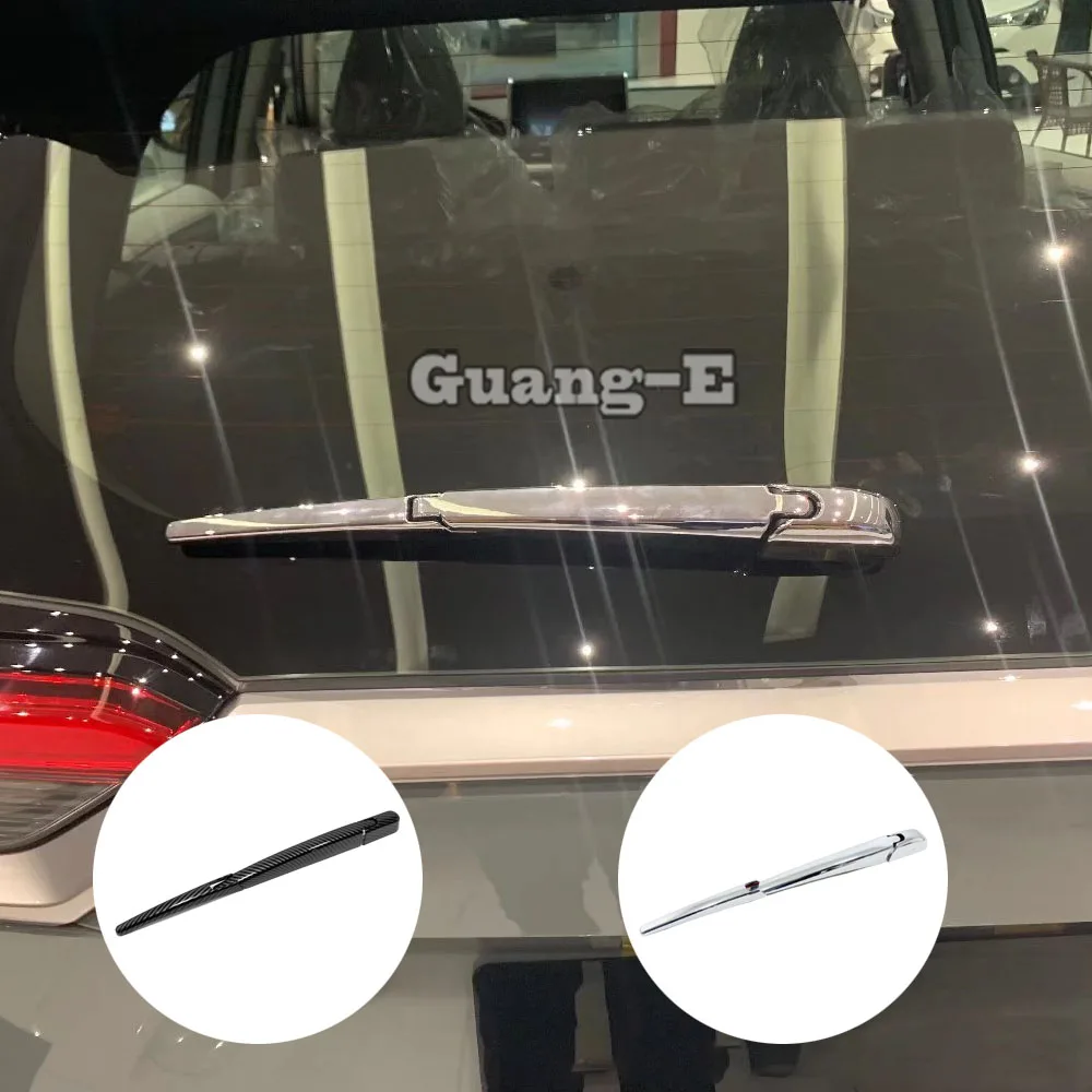 

Для Toyota RAV4 2019-2023: Накладки на рамку форсунок стеклоочистителя заднего стекла, ABS, 3 шт.