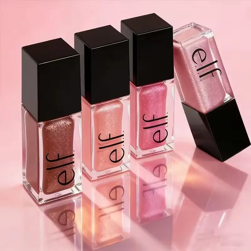 Elf Brand Portable Lip Gloss New Colors Flashing Divine Wine Tinted Lightweight Moisturizing Film-Forming Lip Oil Cosmetics
