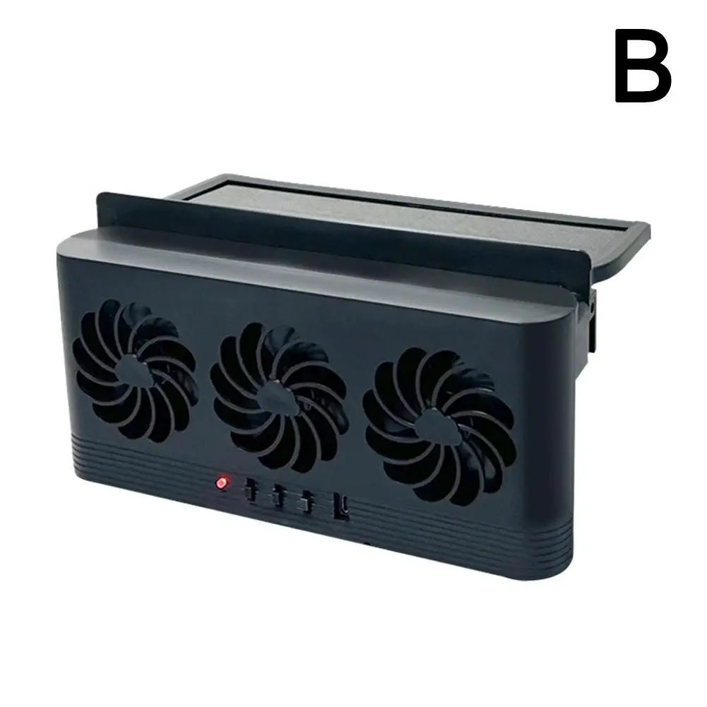 Mise à niveau du ventilateur à énergie solaire refroidisseur de voiture avant/arrière USB charge fen