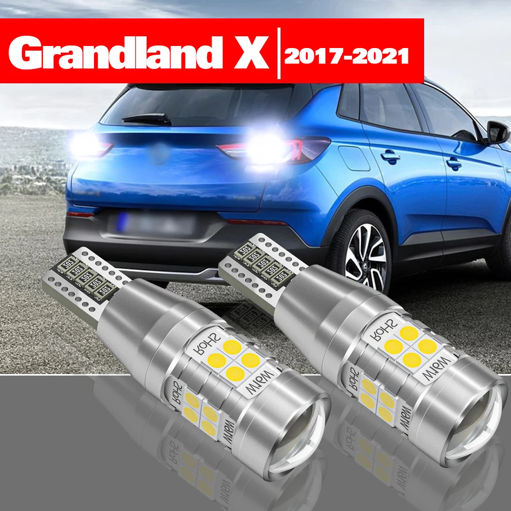 

For Opel Grandland X 2017-2021 2pcs LED Reverse Light Backup Lamp Accessories 2018 2019 2020