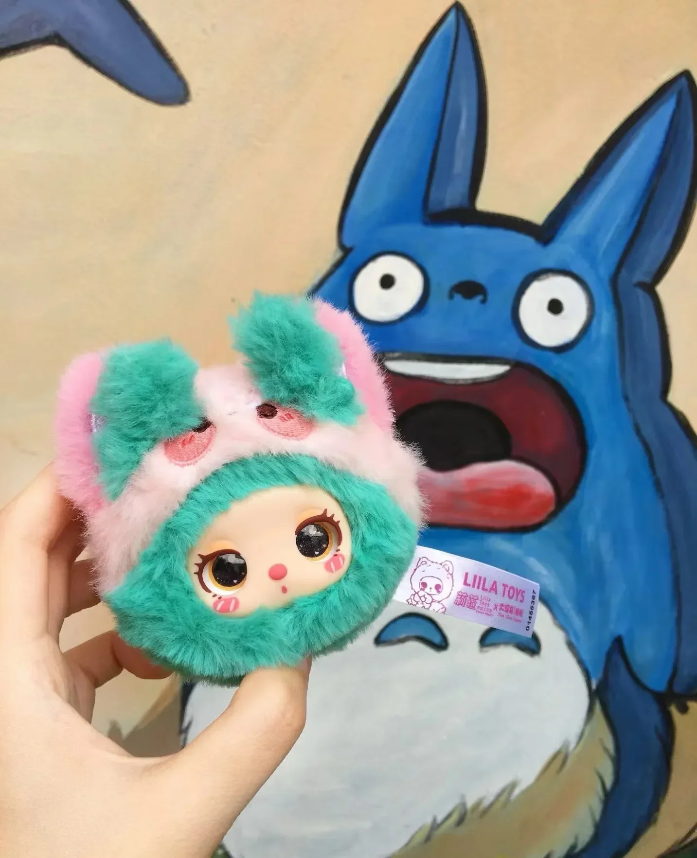 =-*릴리아 가든 티 파티 미니 인형 자동차 펜던트 크리스마스 선물 블라인드 박스 미스터리 키체인 장식용 서프라이즈 장난감