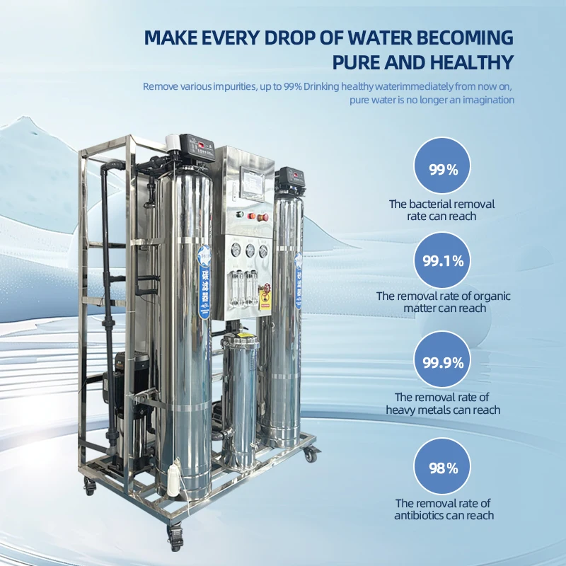500L/H Ro Osmosis Water Purifier Vending Machine Electric Multi-stage Filter  for Deep Purification of Water Quality