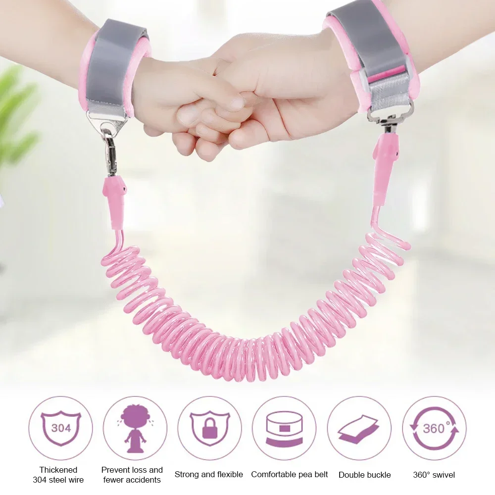 Anti-Verlust-Handgelenkband für Kinder, Leine, Rucksack, Baby-Sicherheitsgurt, Seil, modisches Armband, weiches Kinder-Wanderer-Kleinkind-Armband – Detail 25
