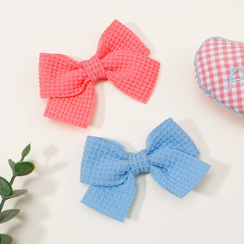 6Pcs Set New Cute Color Edge Fashion Solid Butterfly Lovely Girls Hairpins Children Headwear Hairgrip Hair Accessories