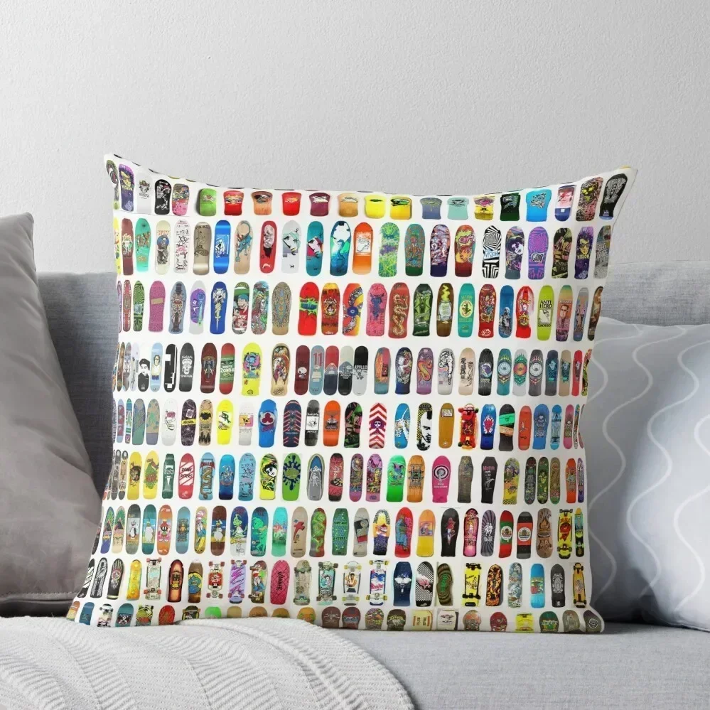 

vintage skateboard print Throw Pillow Christmas Pillow Cases Sofa Cushions Covers autumn pillowcase pillow