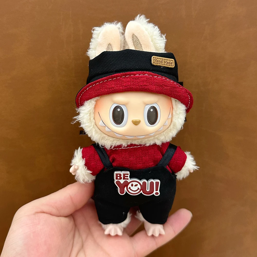 

Cute doll clothing set accessories Kpop Exo 15-17cm Labubu Idol V1 V2 work pants set clothing gifts
