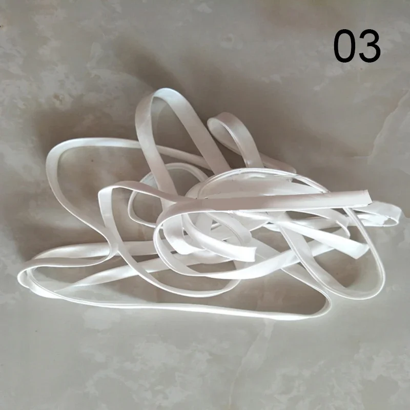 Kit de remplacement de fermeture éclair pour robe de mariée réglable, 4M et Corset à lacets dans le dos, ruban en satin de 157 pouces avec bordure en dentelle blanche ivoire
