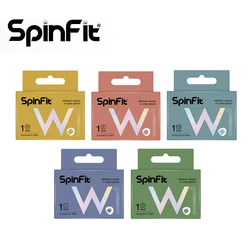 SpinFit W1 puntas de silicona para los oídos, núcleo de tubo doble en forma de W, grado médico patentado, diámetro de boquilla de auriculares de 5-6mm