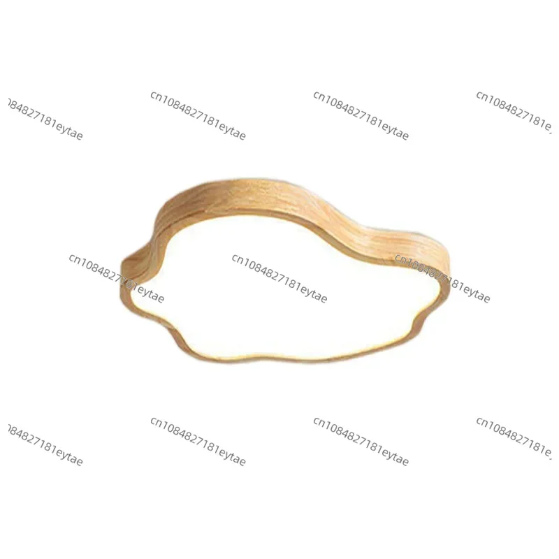 Nordic LED Wooden Ceiling Light Modern Log Cloud Lamps 43/63CM Bedroom Decor Lighting Living Room Hall Hotel Indoor Lamps
