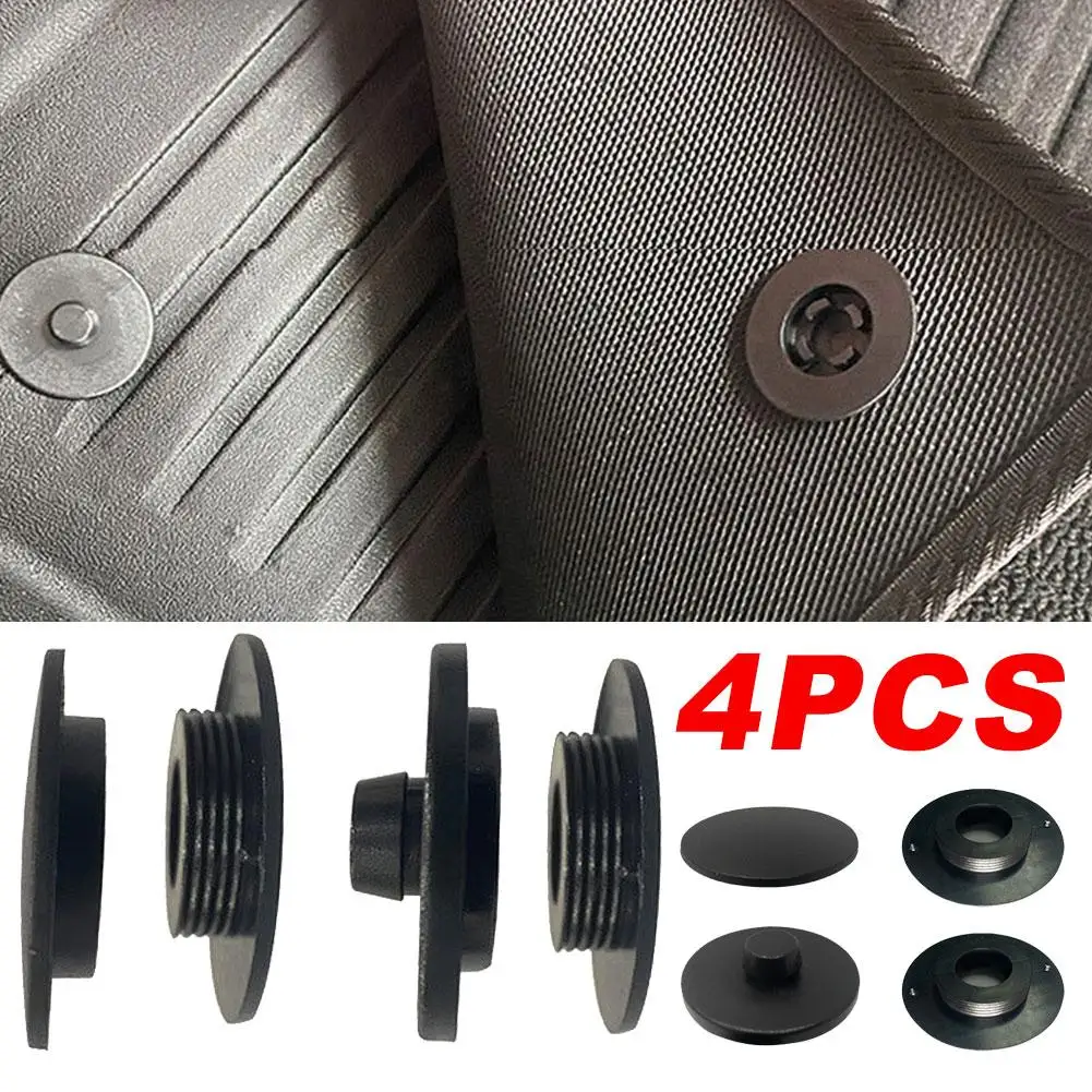 1/2/4/8* (4 Stück) Auto Fußmatte Clip Doppelschicht Feste Clips Set Arpet Befestigungsklemmen Schnalle Fixer Autozubehör