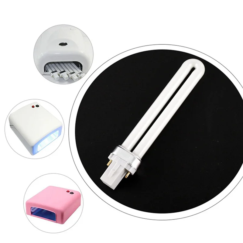 

AA76-30PCS 9W УФ-машина для ногтей 365Nm Лампа накаливания