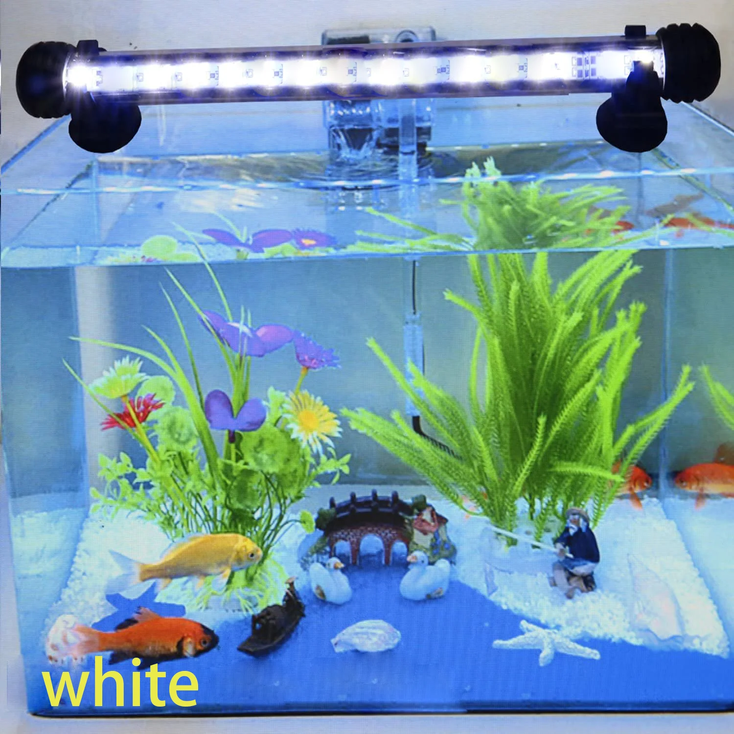 1Pcs-5V Black Rgb-Usb Universal Color-Changing Aquarium Lamp, Remote Control, 36 Kinds of Bright Modes, Color Brightness Can Be Freely Adjusted