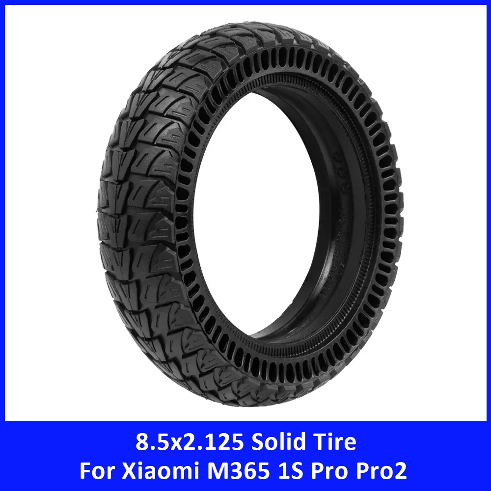 

8.5x2.125 Solid Tire for Xiaomi M365 1S Pro Pro2 Rubber Honeycomb Shock Absorbing Tyres Replacement Electric Scooter Accessories