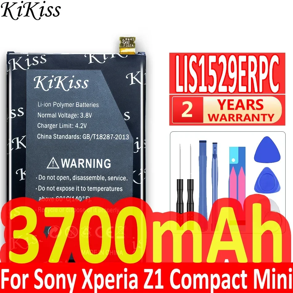 

KiKiss литий-полимерный аккумулятор для телефона LIS1529ERPC 3700 мАч для Sony Xperia Z1 Compact Mini Z1mini D5503 M51w SO-04F