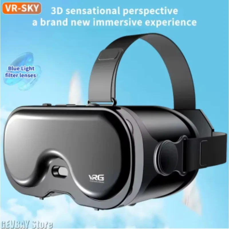 2026 new VRG Q8 VR glasses mobile virtual reality full-screen VR glasses visual wide-angle VR headset