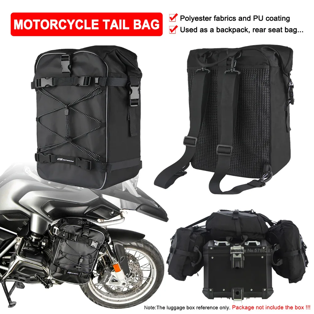 حقيبة دراجة نارية السرج الوفير حقيبة الظهر لهوندا CB500X CRF1000L أفريقيا التوأم لسيارات BMW R1200GS R1250GS F850GS ل VOGE 900DS