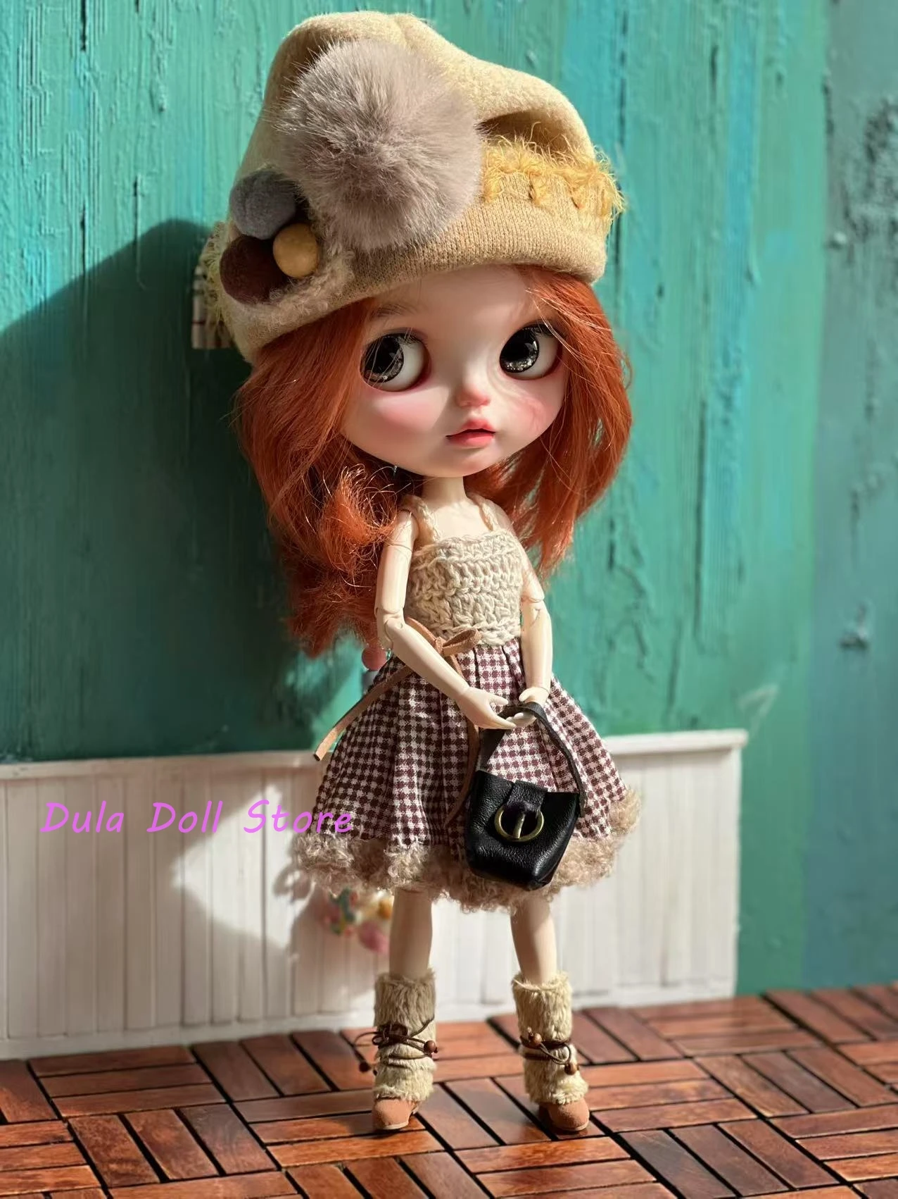 Dula poppenkleertjes jurk 2025, prinsessenstijl korte rok poppenset Blythe Landoudou Landazz ob24 ob22 Azone Licca ICY Bjd pop