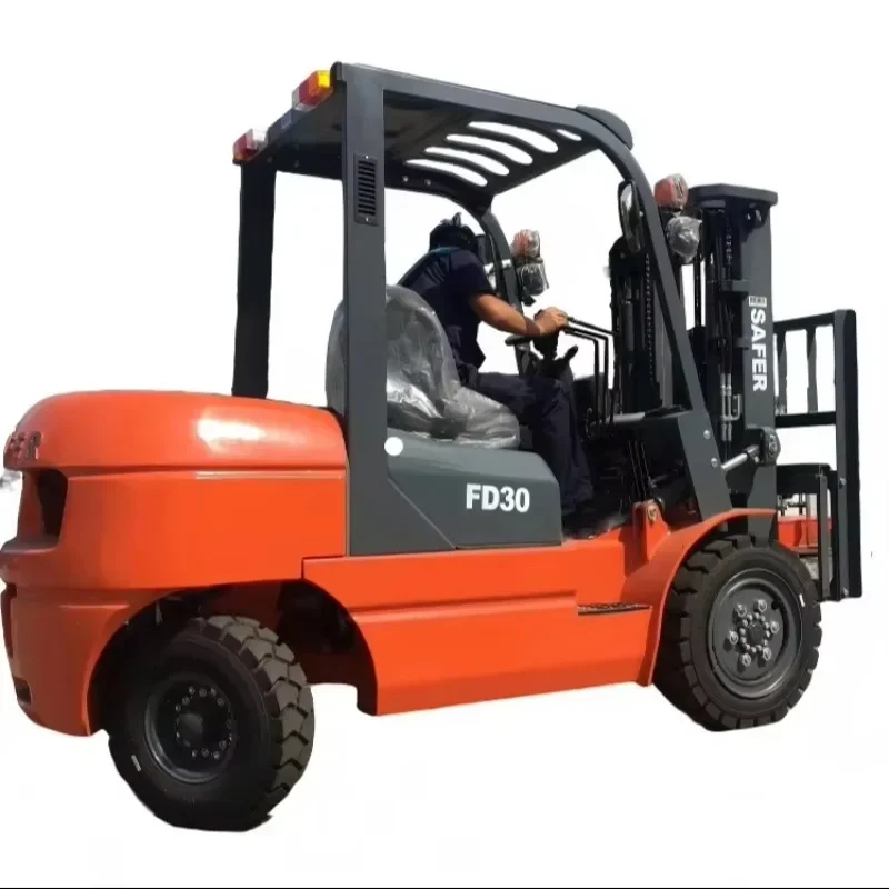 SAFER 2 Ton Diesel Forklift Japanese Engine CE Certified Industrial Forklift Truck for Warehouse