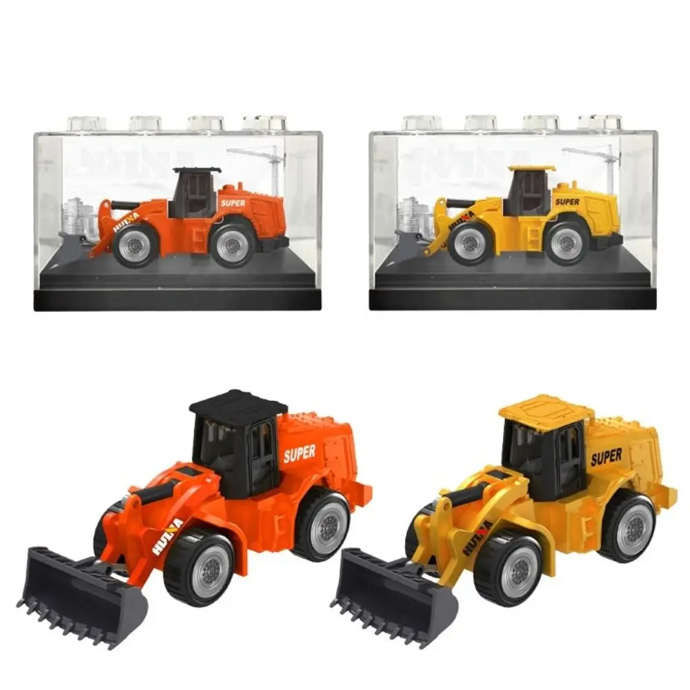 1:80 Scale Engineering Car Model Forklift Dumper High Simulation Construction Truck Toys Road Roller Vehicle Toy