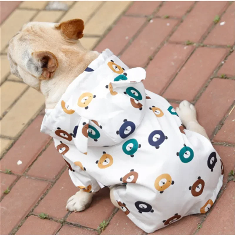 

Pet Dog Raincoat Pug French Bulldog Clothes Waterproof Clothing for Dog Rain Jacket Poodle Bichon Schnauzer Welsh Corgi Raincoat