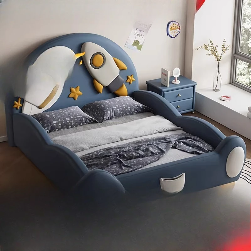 

Children's bed, boys bedroom cartoon bed, children's room