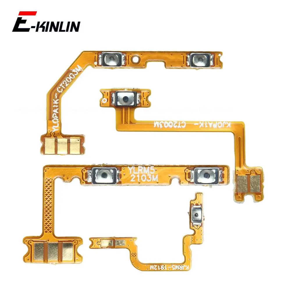 Switch Power ON OFF Key Mute Silent Volume Button Ribbon Flex Cable For OPPO Realme C1 C2 C3 C3i C11 C12 C15 C17 C25 C25s