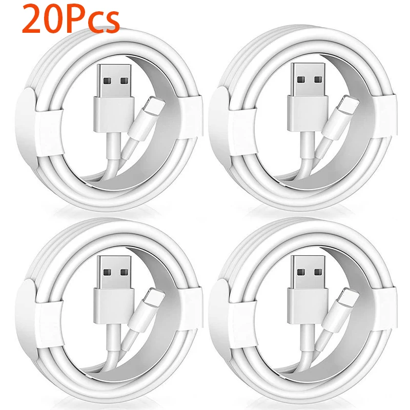 

20 шт., зарядный кабель USB Type-C, совместимый с Samsung Galaxy S21, S20, S10, S9, S8 Plus, Note 20, 10, 9