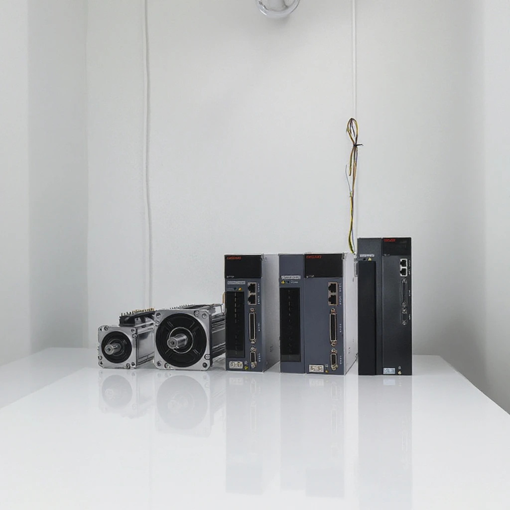 DELIXI 200Watt محرك سيرفو صغير أحادي الطور محرك سيرفو AC CNC ومجموعة محرك #3