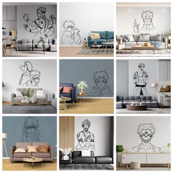 Creative Jujutsu Kaisen Sticker Waterproof Vinyl Wallpaper Home Decor For Kids Rooms Decoration Decoration Accessories