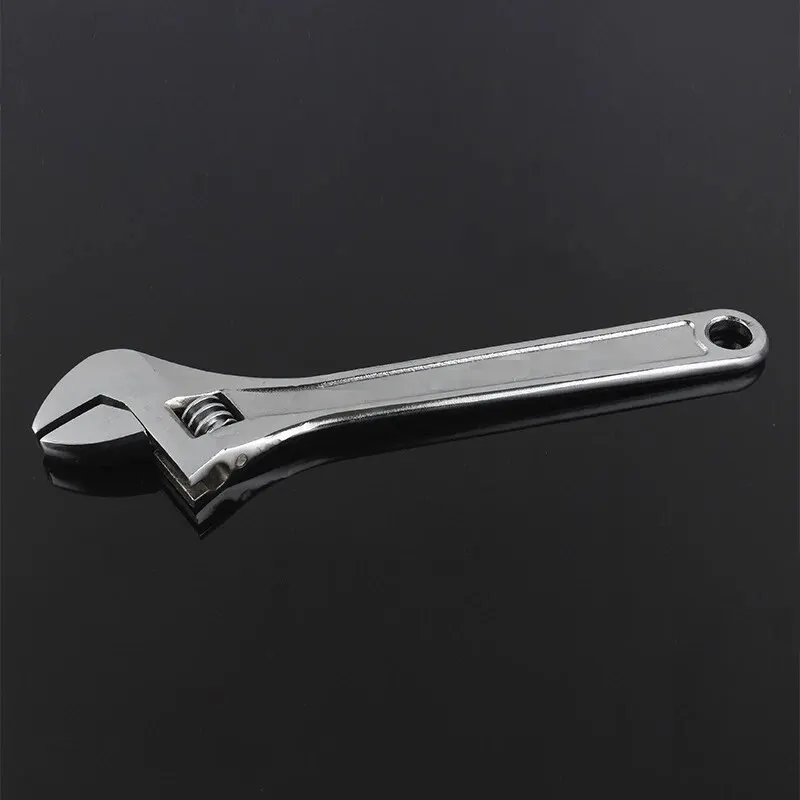 Universal Multifunctional Activity Short Handle Large Opening Adjustable Wrench Plumbing Installation Bathroom