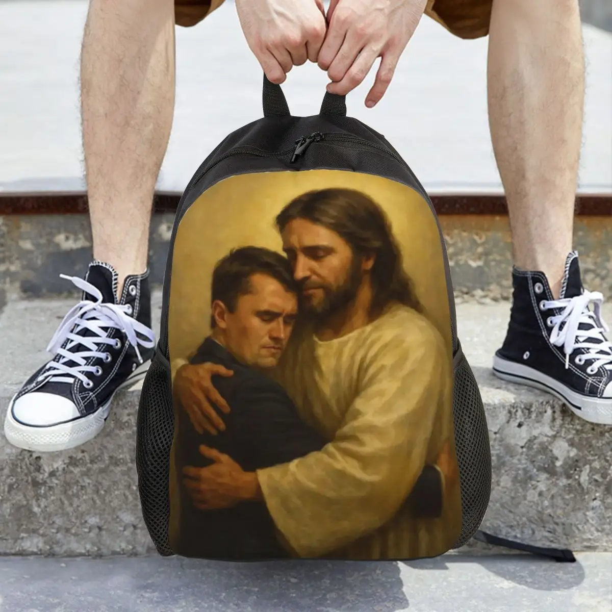 حقيبة ظهر Charlie Kirk Angelic Advocate للأطفال الصغار في مرحلة ما قبل المدرسة ورياض الأطفال للبنين والبنات