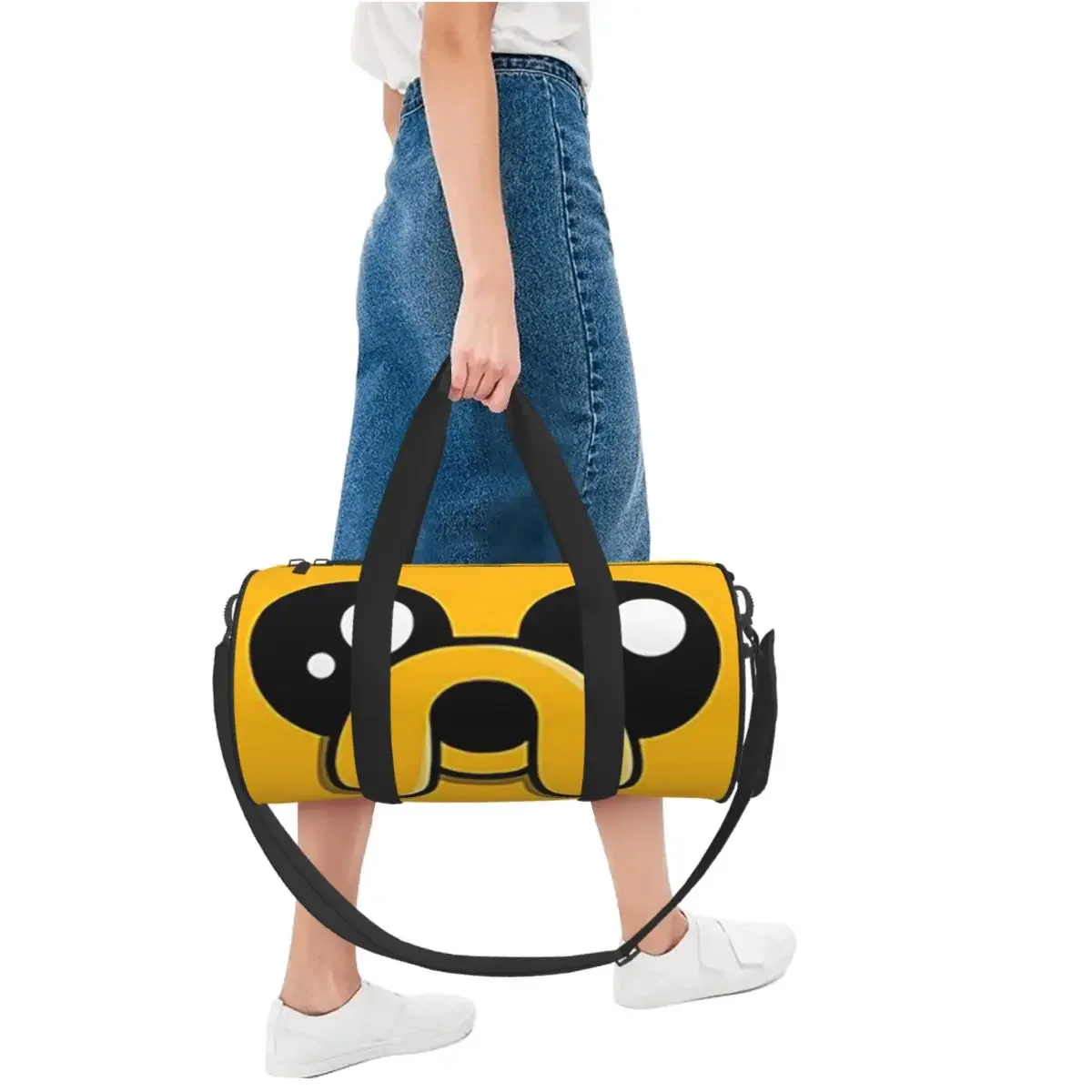 Jake The Dog Large Duffle Gym Bag Multi-Functional Duffle Travel Bags Handbags Fitness bag