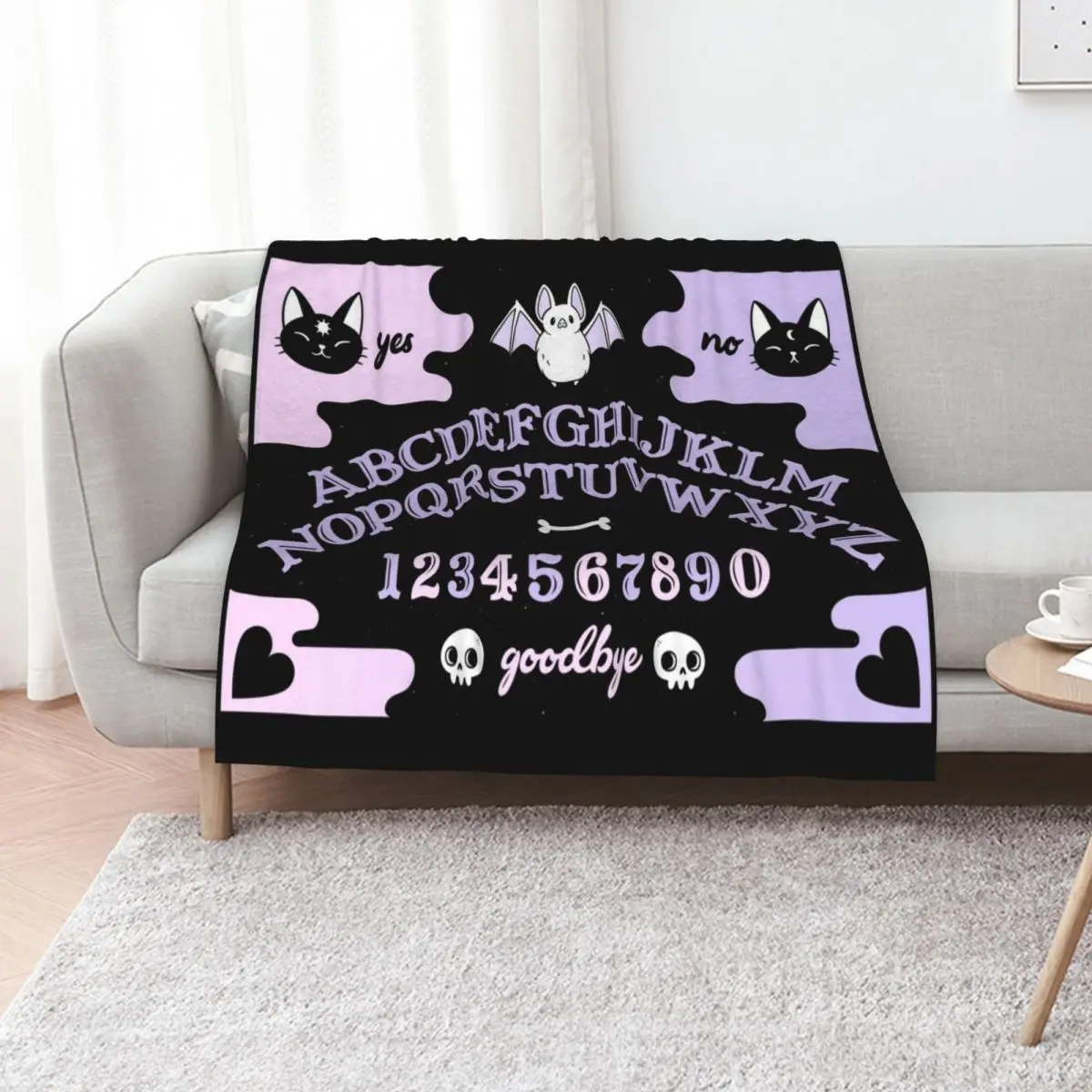 

Cute Ouija // Pastel | Nikury Throw Blanket Loose Shaggy Beach valentine gift ideas Blankets