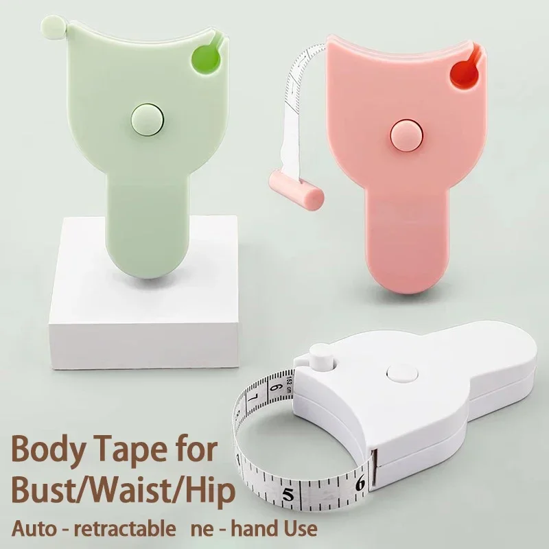 Portable Measuring Tape in Inches Mini Ruler Soft Measuring Tape Retractable Metric Tape Measuring Film for Body
