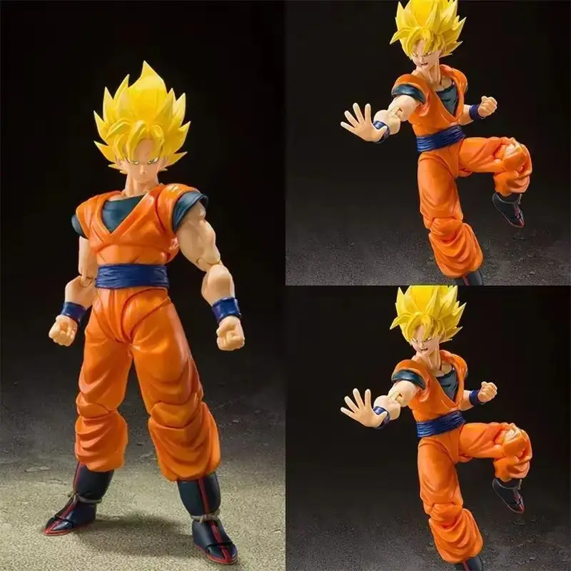 In Stock S.H.Figuarts Super Saiyan Full Power Son Goku Dragon Ball Z In Stock  Anime Action Collection Figures Model Toys