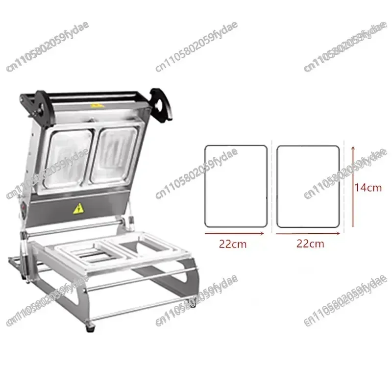 High-efficiency Manual Tray Sealing Machine, Hand-pressed Plastic Wrap Sealing Machine, Suitable for 2 22 * 14 Cm Lunch Boxes