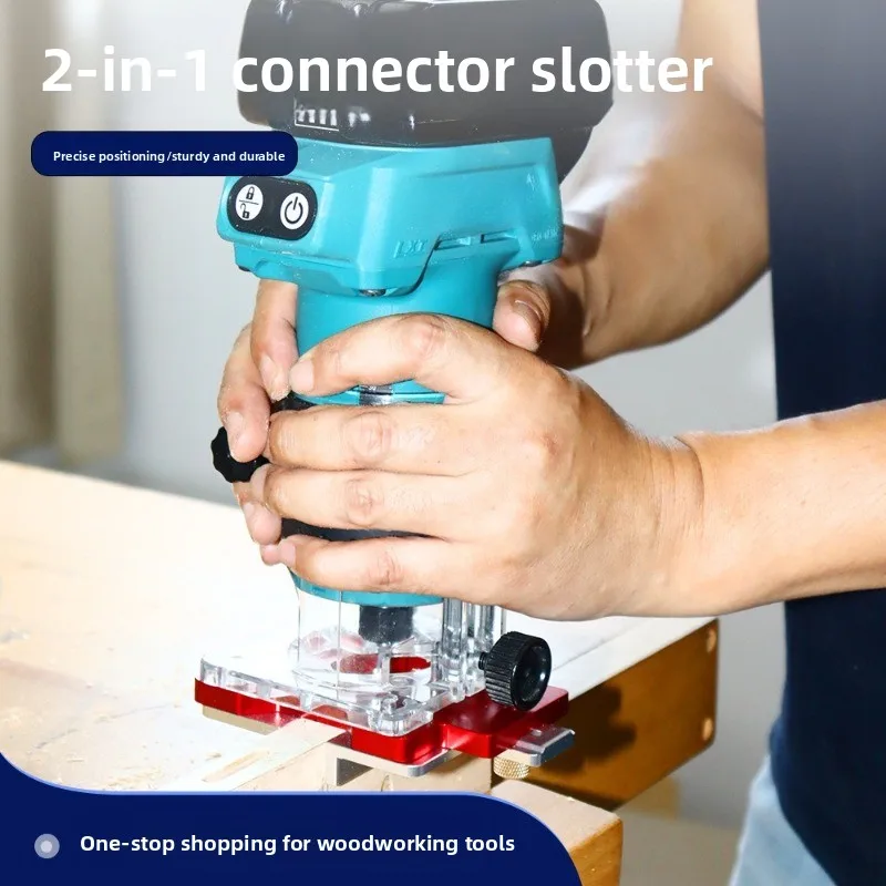 Generic Woodworking Precision Slotting Locator 2-in-1 Drilling Guide Tool