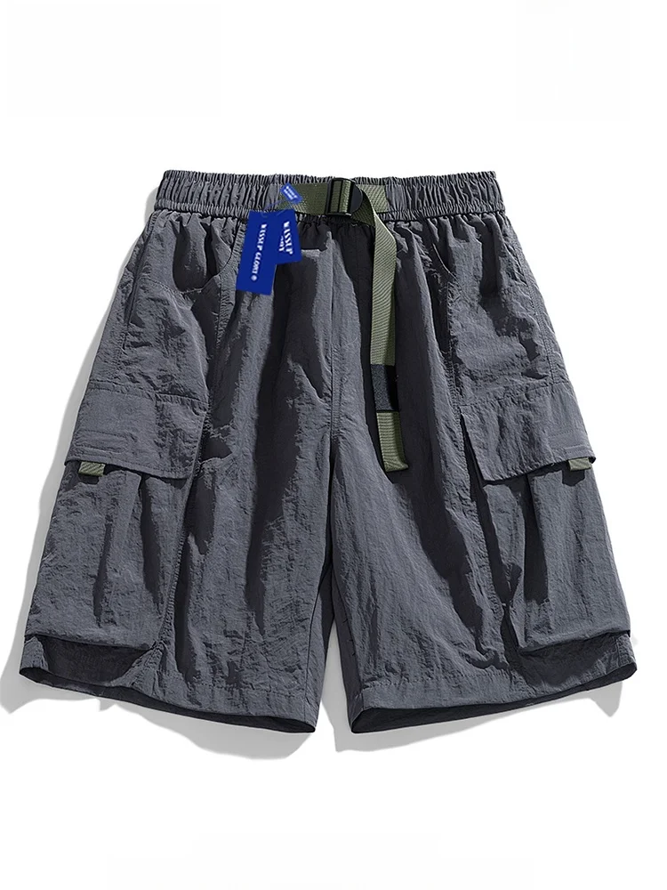 

Wassup Glory Мужская уличная спецодежда orts Ice Silk Повседневная спортивная одежда Qui Dry длиной пять четвертей Прямые ноги Faionable Summ...